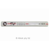HSV VN SV3800 Dash Badge Emblem Genuine With Build Number V6 NOS