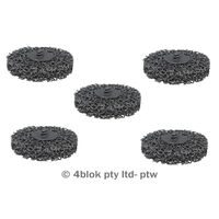 PTW Tools Clean & strip discs 1/2 turn lock 5 pack 75mm MG-SD75/5  - 4blok