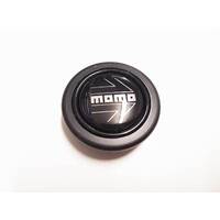 Momo Steering Wheel Horn Button Assembly Black / Silver 57mm 4blok