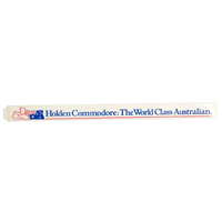 Original VL Holden Commodore: The World Class Australian Decal Sticker Genuine