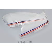 HDT VE Series 1 Headlight Covers Blue & Red- VE020BLU