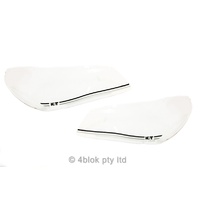 HDT VF Headlight Covers Black & Silver  - VF001