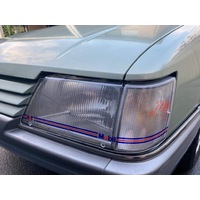 HDT VH-VK Limited Edition Mobil Pegasus Headlight Covers Blue & Red