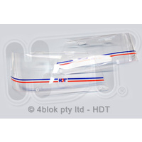 HDT VH VK Headlight Protector Covers Blue & Red - 40157HKBLU