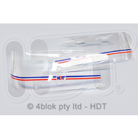 HDT VH VK Head Light Protector Covers Blue & Red - 40157HKBLU