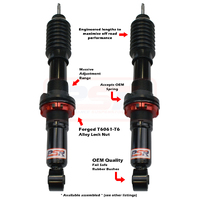 Holden RG Colorado / Isuzu D-MAX 1-2-3 / Mazda BT-50 TF 2021-On PSR TTG 2-4" Front Adjustable Shock Absorber - PAIR