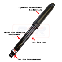 PSR TTG Rear Shock Absorber 630mm Open Small Eye 16mm Bush Ends