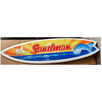 Licensed HQ HJ HOLDEN SANDMAN Fibreglass Surfboard