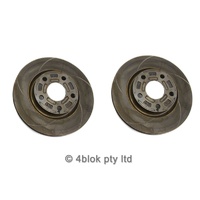 New Genuine Holden Commodore VE V6 PBR Front Slotted Brake Discs Rotor Pair
