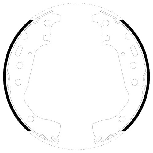 GM Rear Brake Shoe Set Toyota Yaris 19520423 ACBS5004