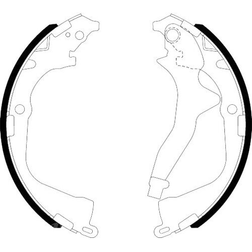 GM Rear Brake Shoe Set Volkswagen Amarok 19520428 ACBS5059