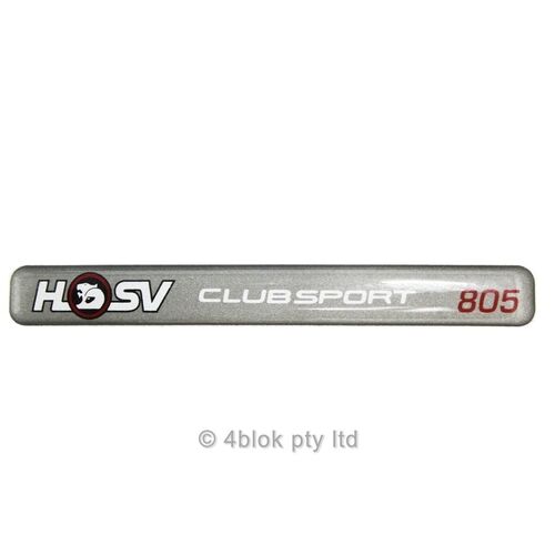 HSV VS Clubsport dash badge emblem genuine with build number NOS [Build Number: 389]
