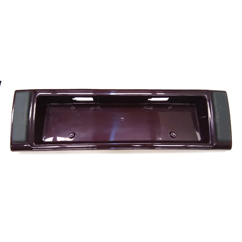 Used VR VS Rubens Red Mica Number Plate Bumper Garnish 