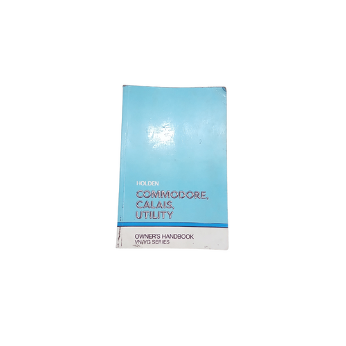 Used VN VG Owners Handbook Manual October 1992 