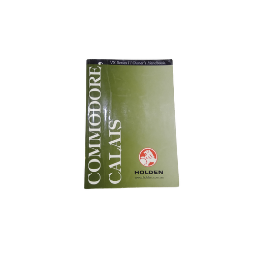 Used VX Owners Handbook Manual Sep 01 Print 2 