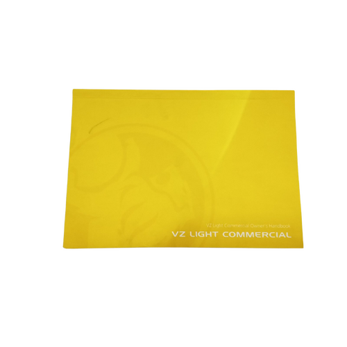 Used VZ Light Commercial Owners Handbook 