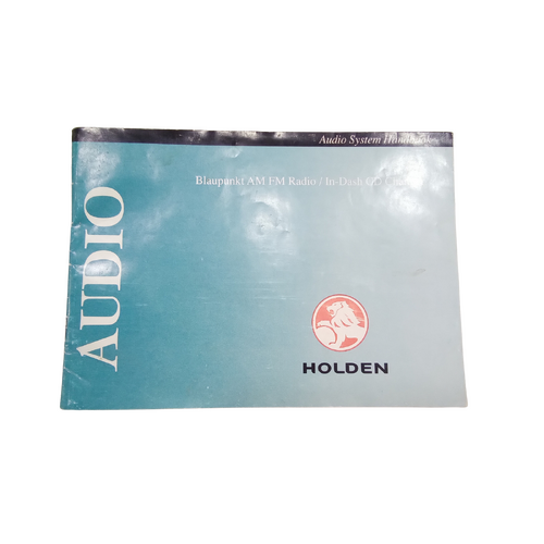 Used VY VZ Radio Audio System Handbook 
