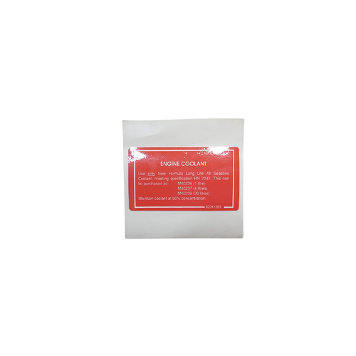 New VN VP VQ Genuine Engine Coolant Decal Bottle 