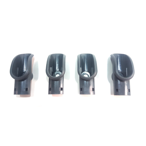 Used VT VX WH Pewter Grey Door Lock Button Surround Set Of 4 