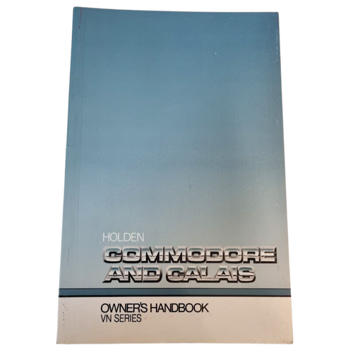 NOS VN VG Owners Handbook Manual Jan 1989 