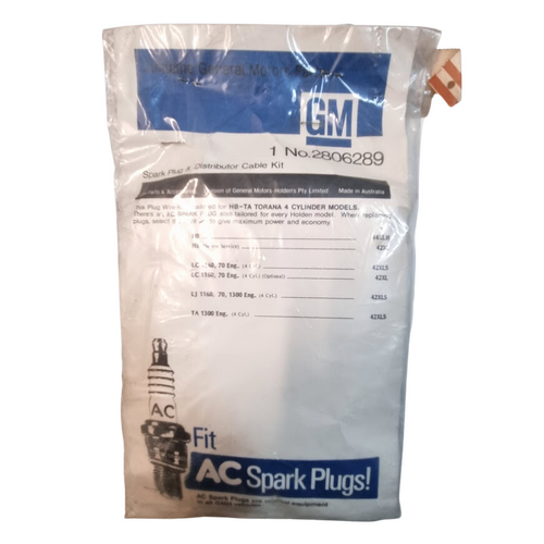 NOS Genuine GMH Holden HB TA Torana Spark Plug Cable Lead Set 2806289   