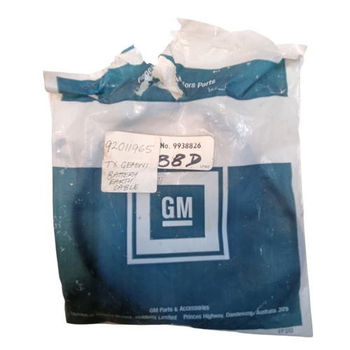 NOS Genuine GMH Holden TX Gemini Negative Battery Lead Ground Cable 9938826