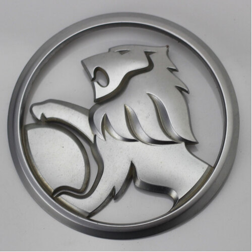 Used VY VZ Ute Satin Silver Tail Gate Lion Badge 