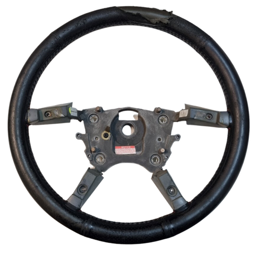 Used VY Anthracite Black Leather Steering Wheel 