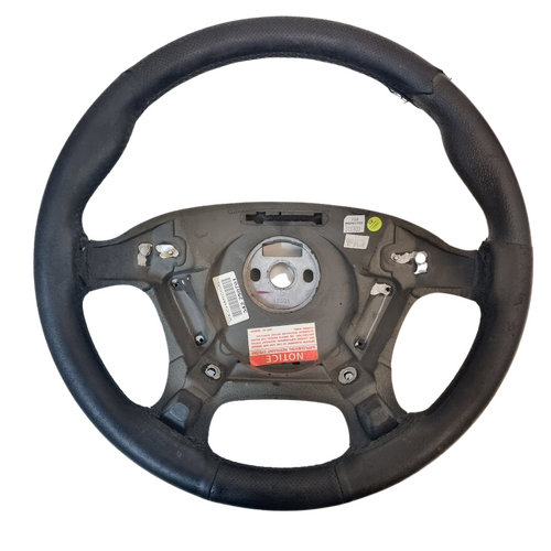 Used VX WH VU Anthracite Black Leather Steering Wheel Suit Reco 