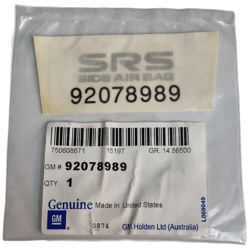 NOS VT VX WH VY V2 VZ WK WL Genuine SRS Airbag Decal 