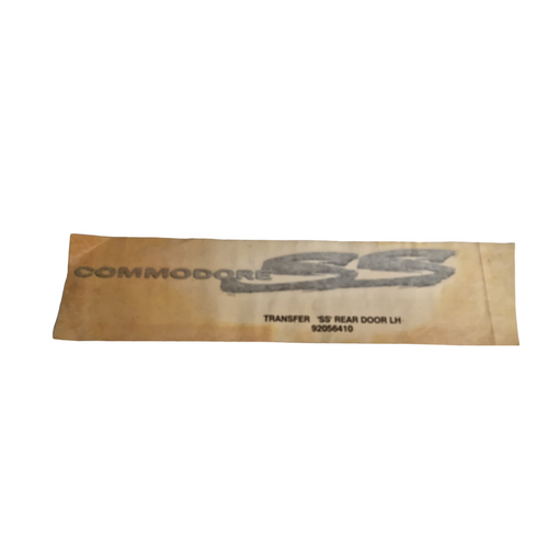 NOS VT SS Left LH Genuine Rear Door Decal 