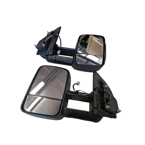 Used Cobra 4x4 Extendable Towing Mirrors Fits Ford Ranger PX2 PX3 2012-21 Black