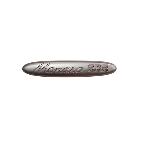 Used V2 Monaro Silver Genuine Dash Badge 