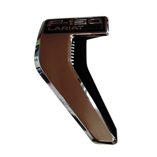 As New Ford Left LH F-150 2021-25 Chrome Fender Guard Vent Badge Lariat 