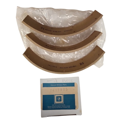 NOS Holden HQ HJ HX HZ Rear Drum Brake Lining Set Incomplete 