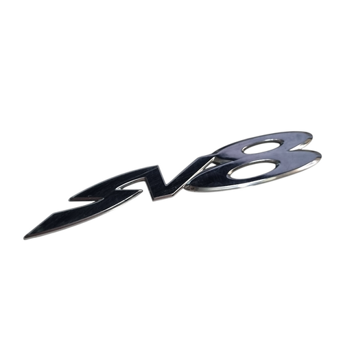 Used VY SV8 Chrome Boot Badge Emblem 