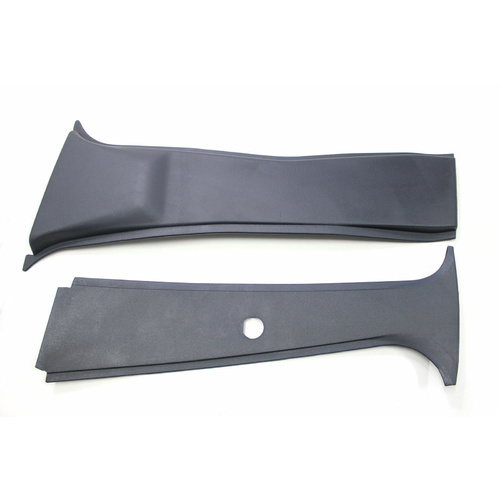 VG Blue Upper & Lower Left B Pillar Trims