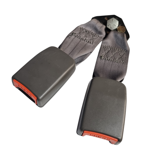 Used VR VS Slate Grey Rear Seat Belt Twin Buckle 