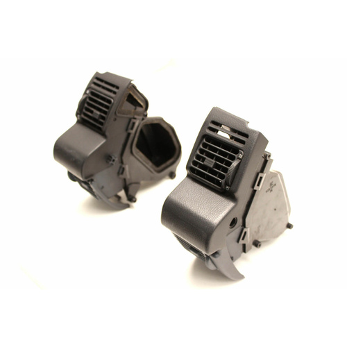 VQ Steel Blue / Black Vent Dash End Pair 