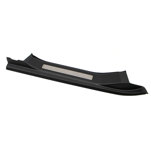 Used WM LHR Left Rear Onyx Black Scuff Sill Plate 