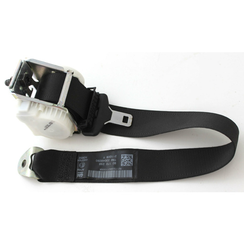 VE WM LHR Left Rear Black Seat Belt 