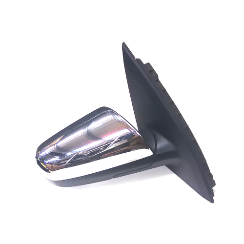 Used VE WM Right RH Chrome Heated Door Mirror W/ Light 