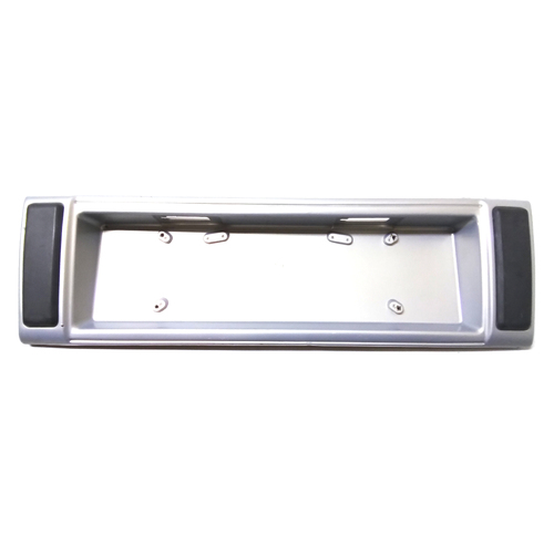 Used VR VS Orion Silver Frost Number Plate Bumper Garnish 