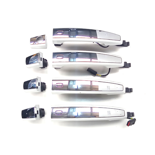 Used VF Heron White Chrome Door Handle Set 