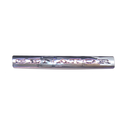 Used VT Senator Chrome/ Black Boot Lid Badge S1 