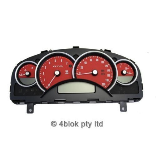 NOS Pontiac GTO Coupe 2004 V8 5.7 LS1 Dash Cluster Red Hot 92111895