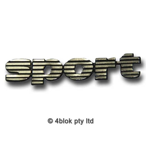 HDT VL Sport Badge Small - 40219
