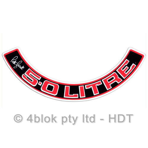 HDT Brock 5-0L Air Cleaner Decal - 10075