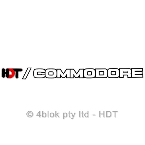 HDT VC Boot Decal Black -  40031U