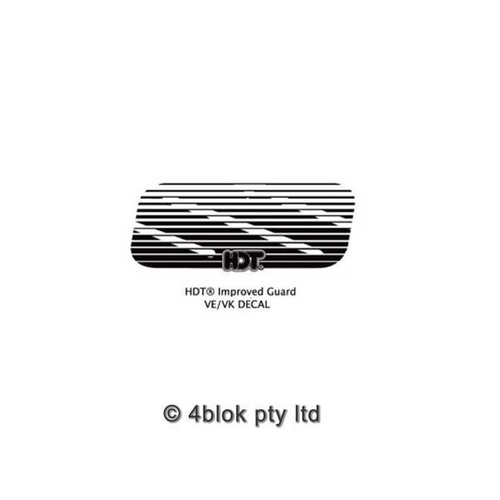 HDT VE Improved Guard Decal - Black